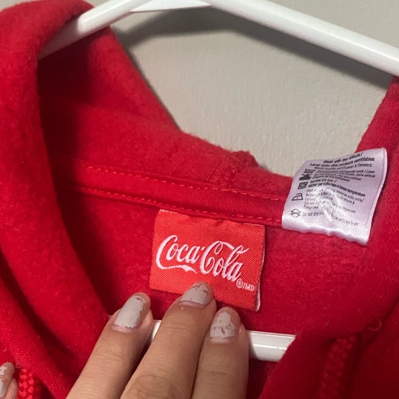 vintage Coca Cola classic red hoodie - Picture 4 of 4